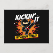 First Grader - Back To School - 1st Grade Postkarte (Vorderseite)