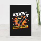 First Grader - Back To School - 1st Karte (Vorderseite)