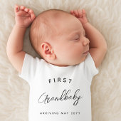 First Grandbaby Grandchild Grandson Grandtochter Baby Strampler