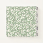 First Holly Communion Floral Church Guest Book Notizblock (Rückseite)