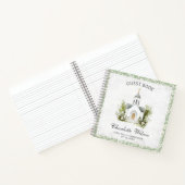 First Holly Communion Floral Church Guest Book Notizblock (Innenseite)