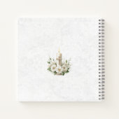 First Holly Communion Gästebuch Notizblock (Rückseite)