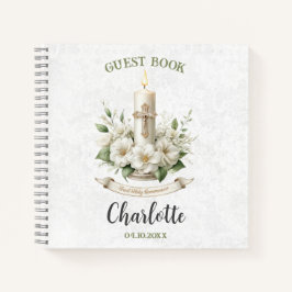First Holly Communion Gästebuch Notizblock