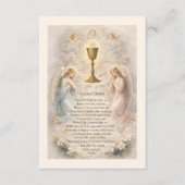 First Holy Communion Anima Christi Remembrance Begleitkarte (Vorderseite)