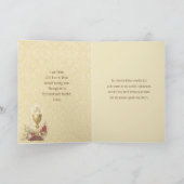 First Holy Communion Catholic Traditional Karte (Innenseite)