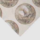  First Holy Communion Dove Vintage Christian Theme Seidenpapier (Ausschnitt)