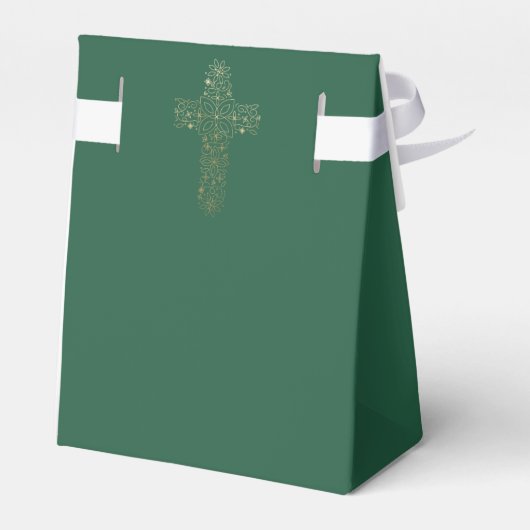 First Holy Communion Favor Box Geschenkschachtel (Rückseite)