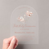 First Holy Communion girl Acryleinladungen (Insitu (Handheld))