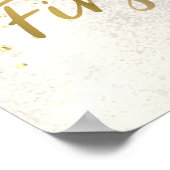 First Holy Communion girl welcome Poster (Ecke)