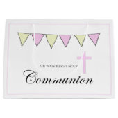 First Holy Communion Große Geschenktüte (Vorderseite)
