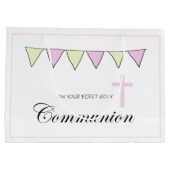 First Holy Communion Große Geschenktüte (Rückseite)