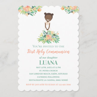 First Holy Communion invitation LUANA Einladung