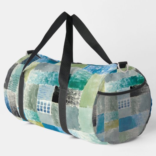 First House in a Settlement by Paul Klee Duffle Bag (Rechte Ecke)
