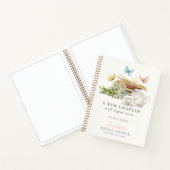 First Kapitel Book Tee Brautparty Gästebuch Notizblock (Innenseite)