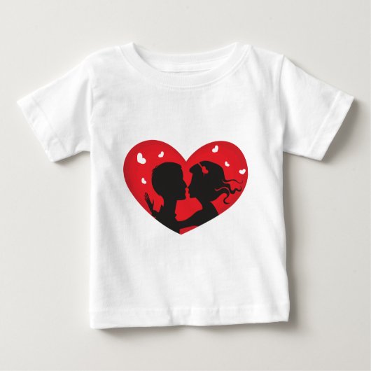First Kiss Baby T-shirt (Vorderseite)