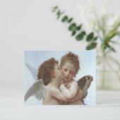 First Kiss - Beautiful Angel Painting Postkarte (Stehend Vorderseite)