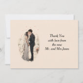 First Kiss Dankeskarte (Vorderseite)