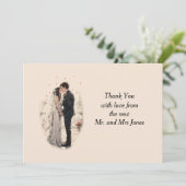 First Kiss Dankeskarte (Stehend Vorderseite)