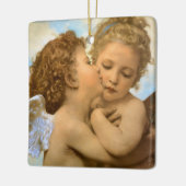 First Kiss (Engeldetails) von Bouguereau Keramikornament (Links)