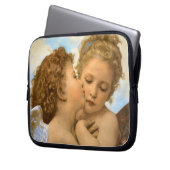 First Kiss (Engeldetails) von Bouguereau Laptopschutzhülle (Vorderseite Links)