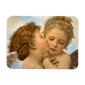 First Kiss (Engeldetails) von Bouguereau Magnet (Horizontal)