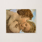 First Kiss (Engeldetails) von Bouguereau Puzzle (Horizontal)