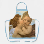 First Kiss (Engeldetails) von Bouguereau Schürze (Vorderseite)