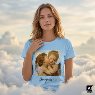 First Kiss (Engeldetails) von Bouguereau T-Shirt