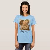 First Kiss (Engeldetails) von Bouguereau T-Shirt (Vorne ganz)