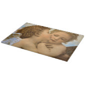 First Kiss (Engelsdetails) von Bouguereau Schneidebrett (Ecke)