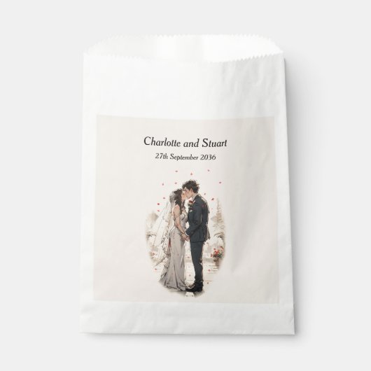 First Kiss Geschenktütchen (Vorderseite)