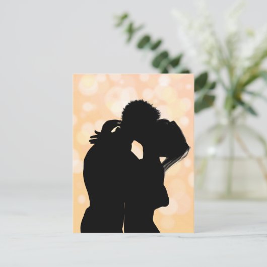 First Kiss Postkarte (Stehend Vorderseite)