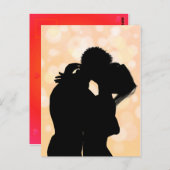 First Kiss Postkarte (Vorne/Hinten)