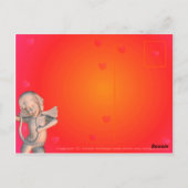 First Kiss Postkarte (Rückseite)