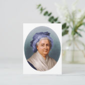 First Lady Martha Dandridge Custis Washington Postkarte (Stehend Vorderseite)