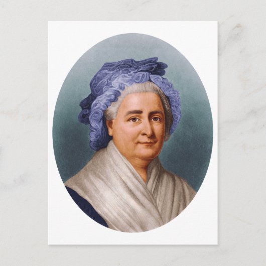 First Lady Martha Dandridge Custis Washington Postkarte (Vorderseite)