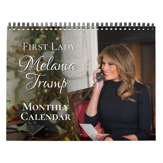 First Lady Melania Trump 2025 Foto Monatsmauer Kalender (Titelbild)