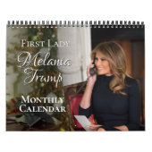 First Lady Melania Trump 2025 Foto Monatsmauer Kalender (Titelbild)