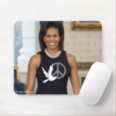 First Lady Michelle Obama des Friedens Mousepad (Mit Mouse)