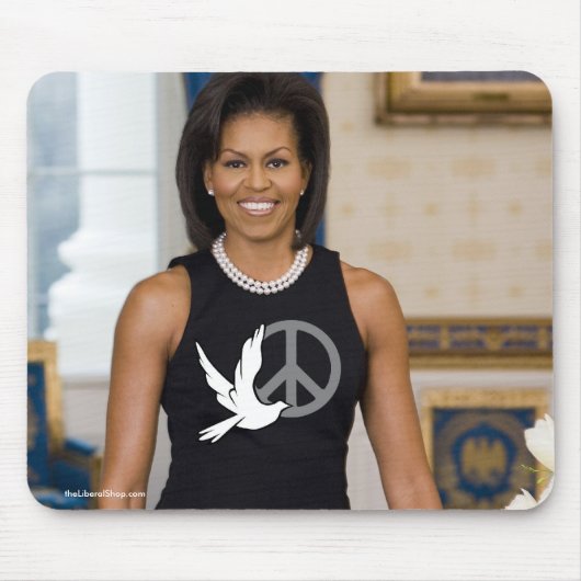 First Lady Michelle Obama des Friedens Mousepad (Vorne)