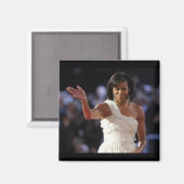 First Lady Michelle Obama Magnet (Vorderseite/Rückseite)