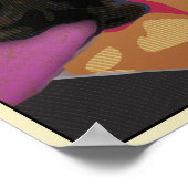 First Lady Michelle Obama - maßgeschneidert Poster (Ecke)