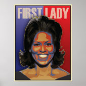First Lady Michelle Obama Poster (Vorne)