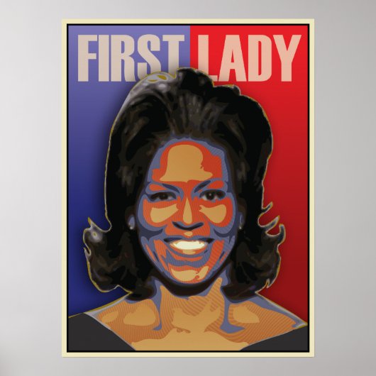 First Lady Michelle Obama Poster (Vorne)