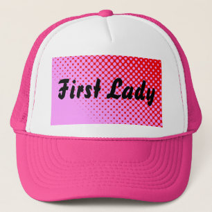 First Lady-rosa Hut Truckerkappe