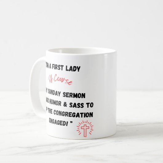 "First Lady's Charm" Kaffeetasse (Vorderseite Links)