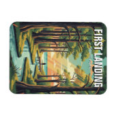 First Landing State Park Virginia Reise Magnet (Horizontal)