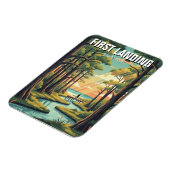 First Landing State Park Virginia Reise Magnet (Linke Seite)