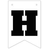 First Lap Around the Track, Happy Birthday Decor Wimpelkette (Zweite Fahne)