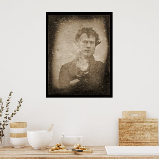 First Light Foto Daguerreotype 1839 Poster (Küche)